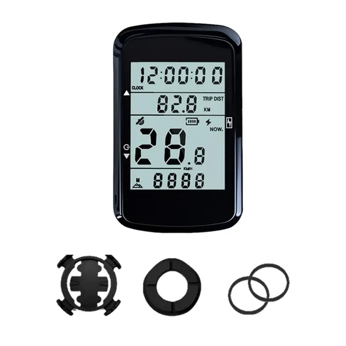 Ordinateur de vélo GPS sans fil, étanche, écran 2.4 pouces, compteur de vitesse, odomètre, ANT + Blu