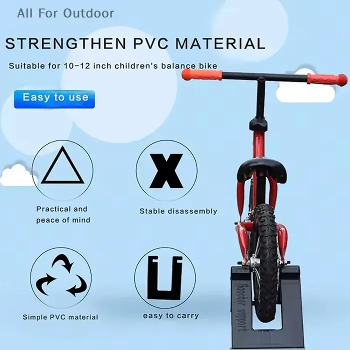 Support de stationnement pliable et portable pour trottinette et vélo