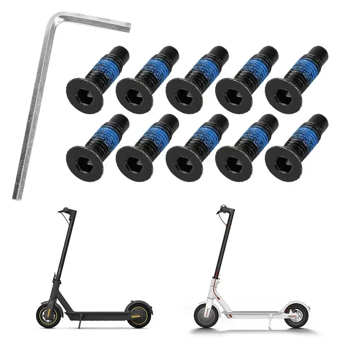 Kit de vis de montage pour trottinette électrique avec clé pour Xiaomi M365/Ninebot Max G30 ES