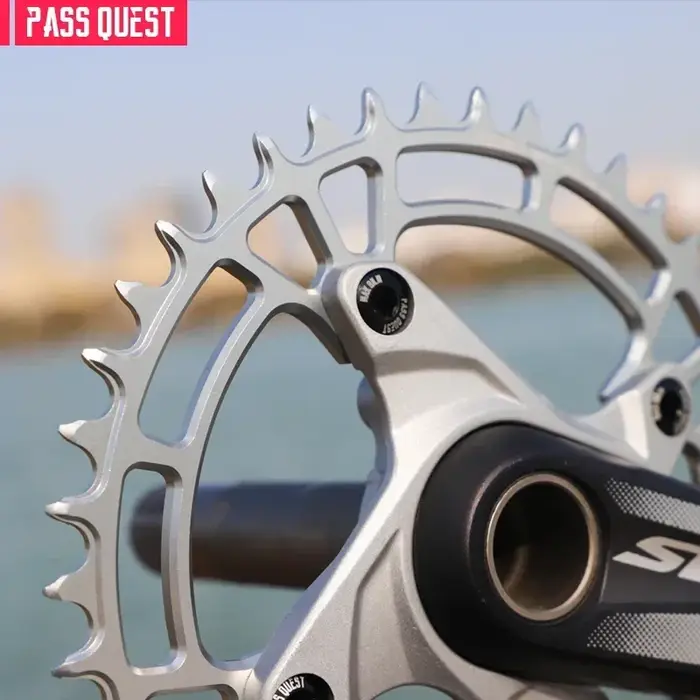 PASS Calls-Chaîne de vélo de route, étroit, large, noir et argent, EST commencerBCD AXS