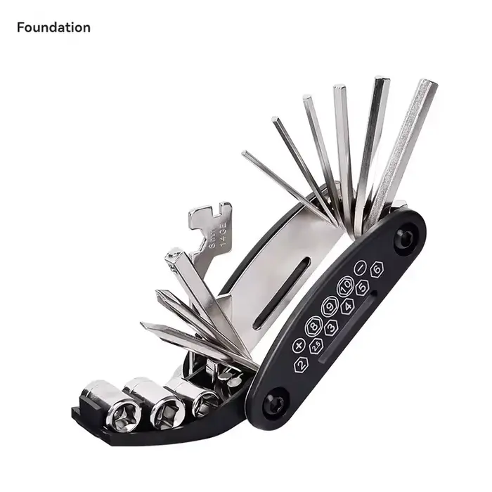 Kit d'outils de réparation de vélo multifonctionnel Portable 11 en 1, pour le cyclisme en plein air