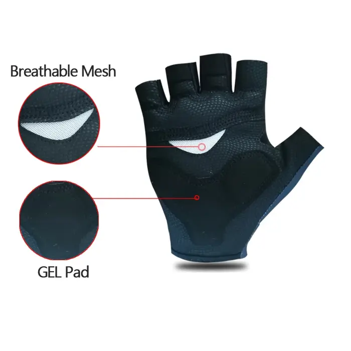 Gants de cyclisme respirants Pro Team 2026 Émirats Arabes Unis Italie pour hommes