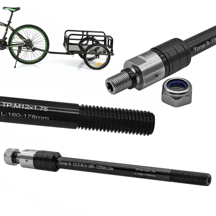 Remorque de vélo à axe traversant 160-178mm