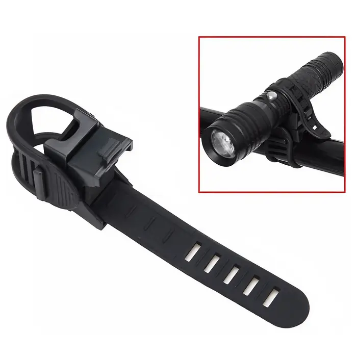 360 ° Support de variété de vélo réglable, lampe de poche de vélo, pince de torche, support de monta