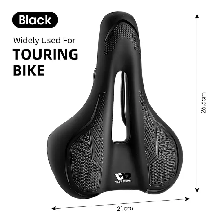 WEST BIKING – selle de vélo de route et vtt, coussin de siège creux et respirant, imperméable, soupl