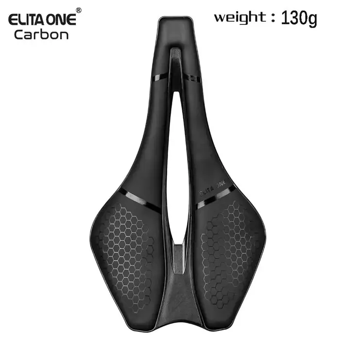 Elitaone selle de vélo sur Rail en carbone 130g léger 245x139mm