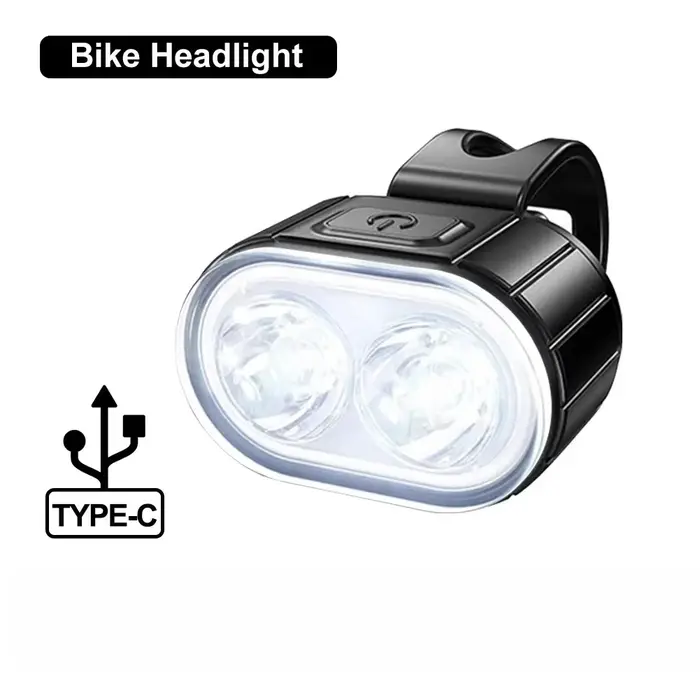 Lampes de vélo rechargeables par USB, lampe d'avertissement de sécurité pour vélo, lampe de poche ét