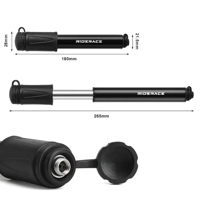 Mini pompe à Air Portable pour vélo, Valve Schrader Presta, haute pression