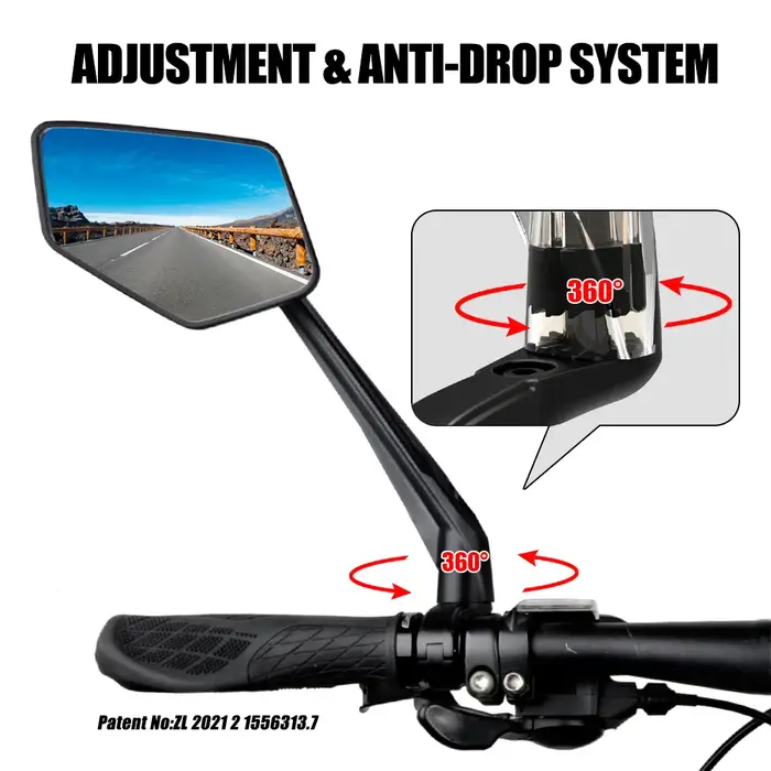 Rétroviseur pour guidon de vélo