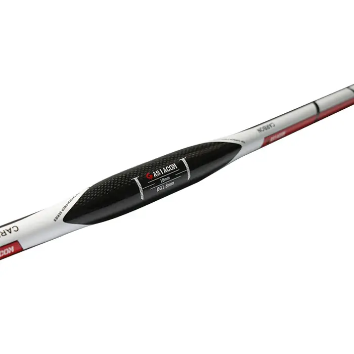 Guidon de vélo de montagne entièrement en fibre de carbone 3K