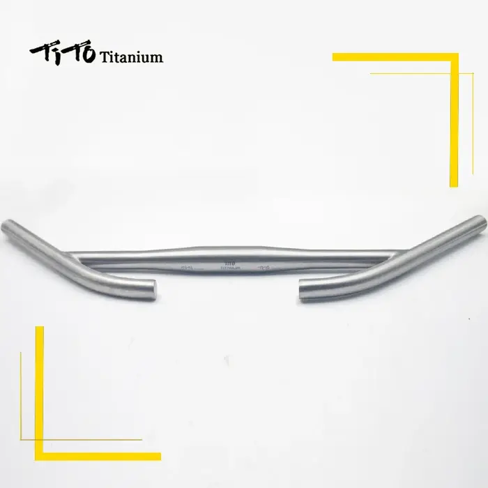 TiTo-Guidon de vélo en titane pour VTT ou vélo de route