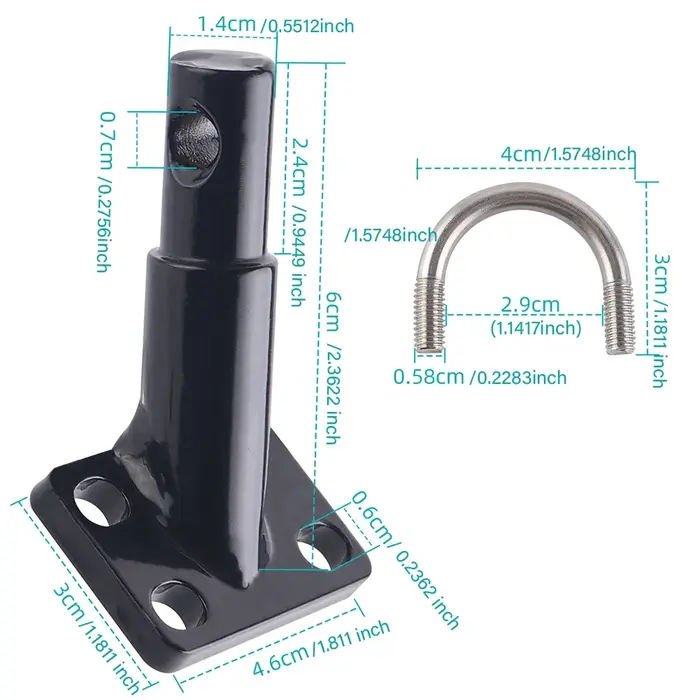 Attaches de remorque universelles pour vélo en acier