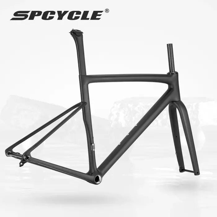 Spcycle 2025 nouveau R088 cadre de vélo de route en carbone frein à disque câble entièrement caché cintre UDH
