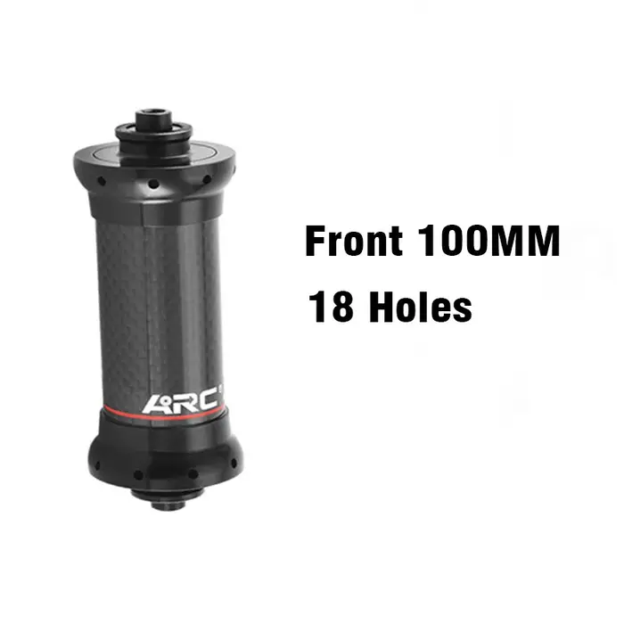 Moyeu de vélo de route en carbone ARC avant 18 trous 100mm arrière 21