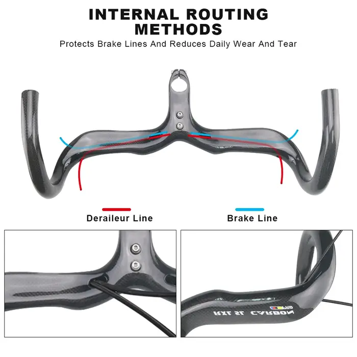 Guidon de vélo en carbone intégré RXL SL