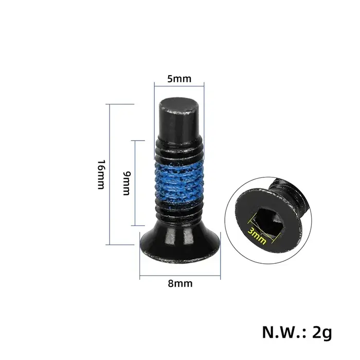 Kit de vis de montage pour trottinette électrique avec clé pour Xiaomi M365/Ninebot Max G30 ES