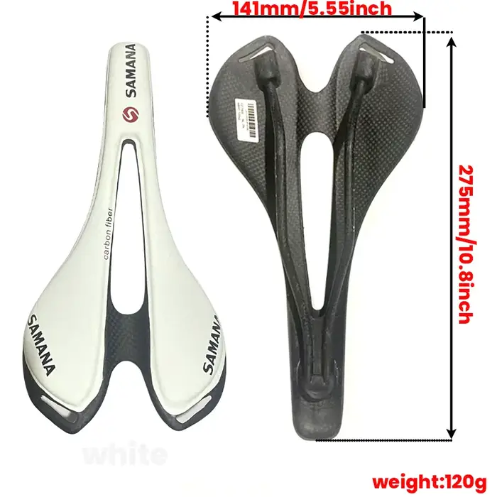 SAMANA selle Super légère 120g T800 selle en carbone selle vtt siège de vélo accessoires de vélo siè
