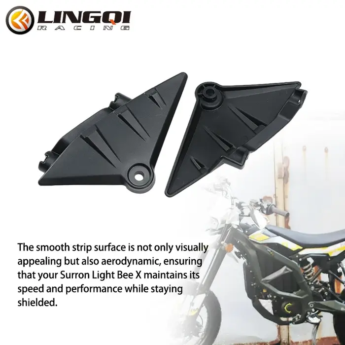 LINGQI Ebike batterie couvercle inférieur panneau latéral Protection garde-boue en plastique pour Ultra abeille Ultrabee vélos électriques Pit Dirt Bike