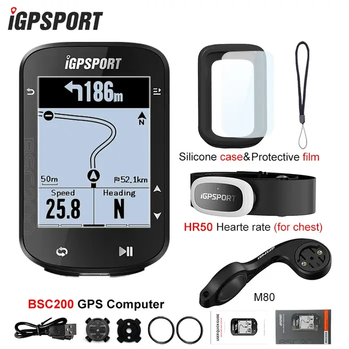 IGPSPORT BSC200 GPS Cycle vélo ordinateur sans fil compteur de vitesse