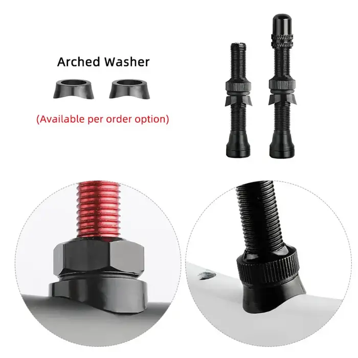 Deemount 2 pièces vannes Schrader A/V 40/60mm CNC usiné anodisé pour jantes Tubeless de vélo de rout