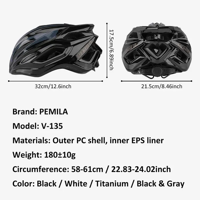 PEMILA nouveau casque de cyclisme ultraléger casquette de sécurité