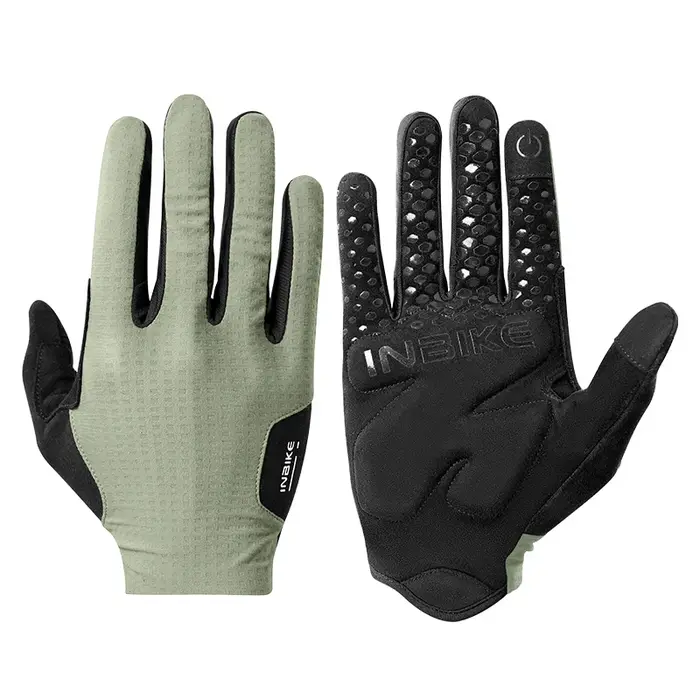 INBIKE vtt gants de cyclisme hommes doigt complet Gel rembourré écran tactile respirant antichoc gan