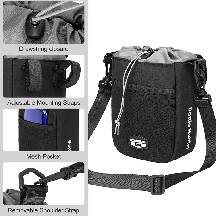 Porte-bouteille isotherme pour guidon de vélo