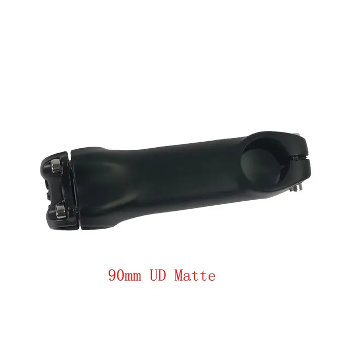 Tige de vélo de route en carbone mat et brillant, 6 degrés d'angle, tige de guidon 80 90 100 110 120