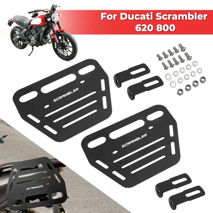 Porte-bagages latéral pour moto