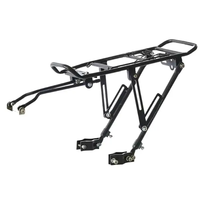 Porte-bagages arrière en alliage d'aluminium haute résistance pour vélo de route VTT et vélo pliant transport de charge 25kg