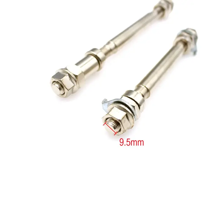 Essieu de moyeu de roue de vélo 14CM 18CM
