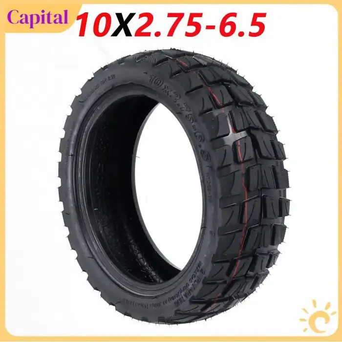 Pneu tubeless 10x2.75-6.5 pour trottinette électrique