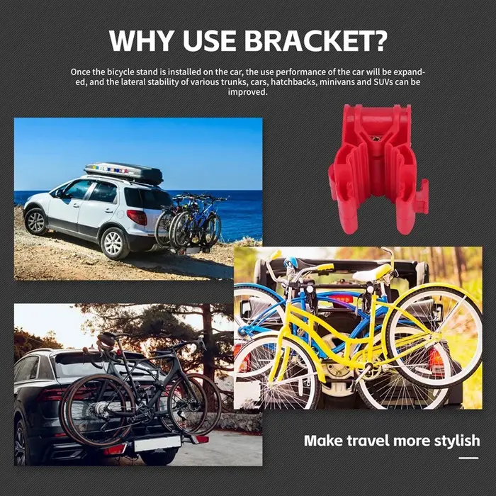 Support de vélo de voiture avec supports