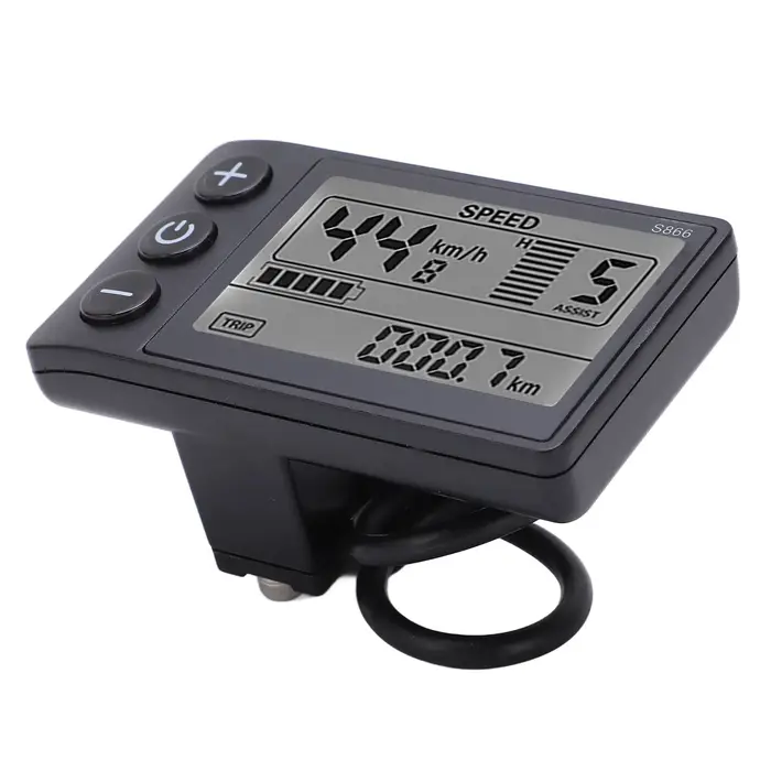 Compteur d'affichage LCD pour vélo électrique