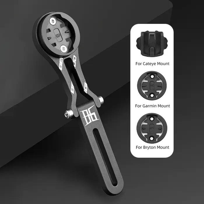Support d'ordinateur de vélo réglable à l'avant, guidon intégré