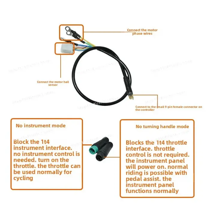 Ordinateur de vélo intégré 600C, affichage multilingue multi-mode pour la conversion de VTT en vélo électrique