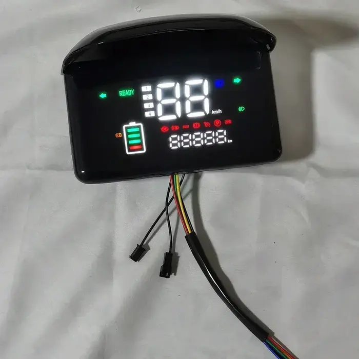 Écran LCD pour vélo électrique 48-72V, compteur de vitesse moteur