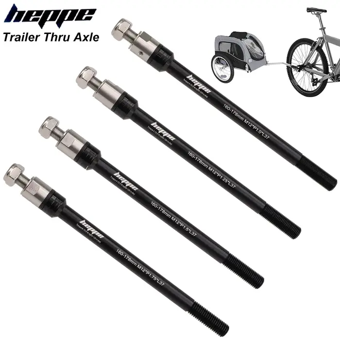 Remorque de vélo HEPPE à axe traversant