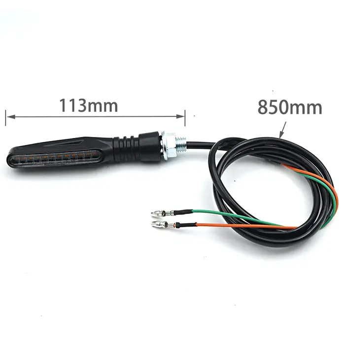 2 pièces 60V feu arrière feu stop LED clignotant pour Scooter électrique Citycoco e-bike moto arrièr