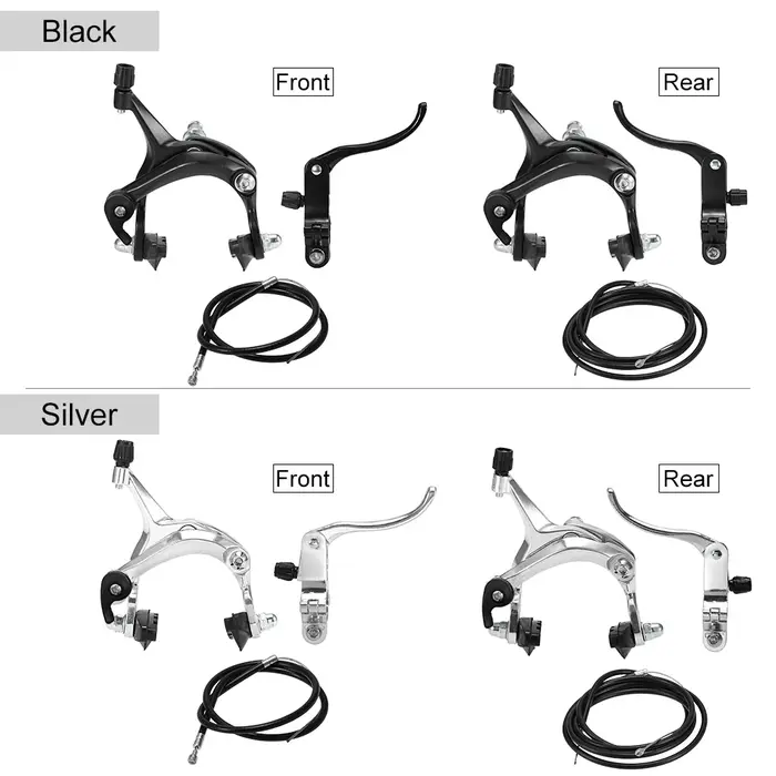 Kit de frein pour vélo fixie, étrier de frein avant/arrière, kit de frein pour vélo de route, kit de frein pour vélo cruiser, étrier de frein pour vélo, kit de frein à tirage latéral