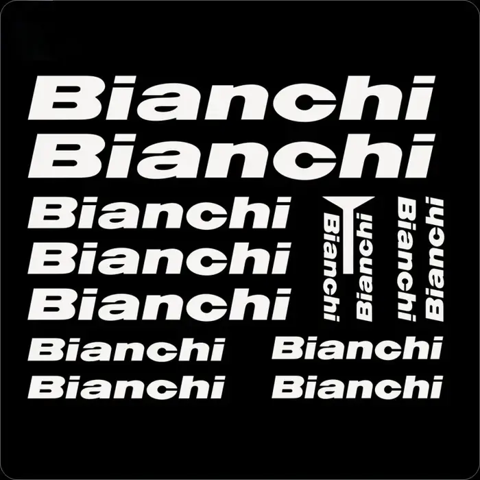 1SET d'autocollants de vélo de style Bianchi