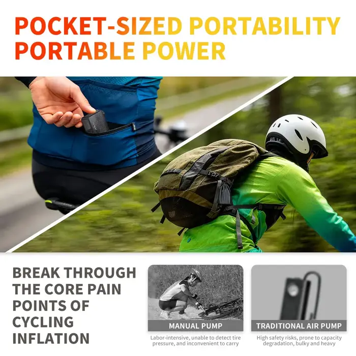 TOWILD A13 – gonfleur de vélo électrique