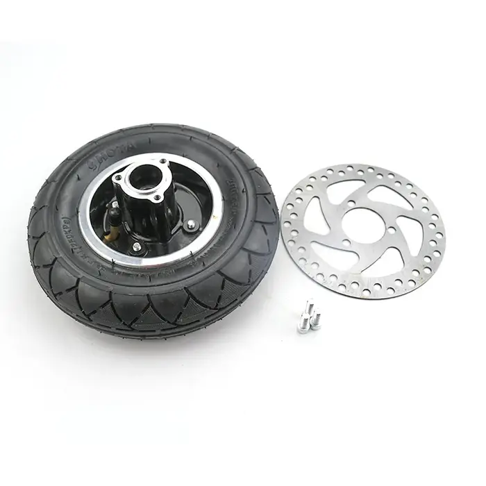 Roue gonflable de 8 pouces 200x50 avec disque de frein pour trottinette électrique Speedway Mini 4 Pro