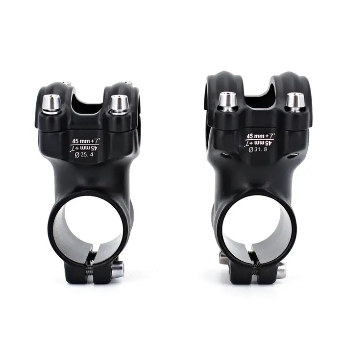 Tige de vélo de route de montagne ultralégère, pièce de vélo VTT, tige de vélo 7 résistante, usinée CNC, tige de vélo 256, 45mm, 25.4mm, 31.8mm