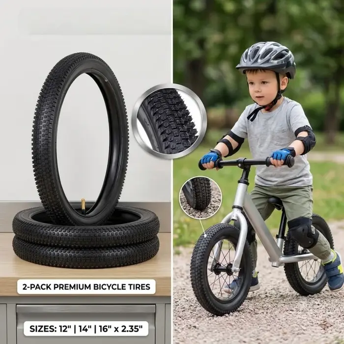 Pneus de vélo 12, 14