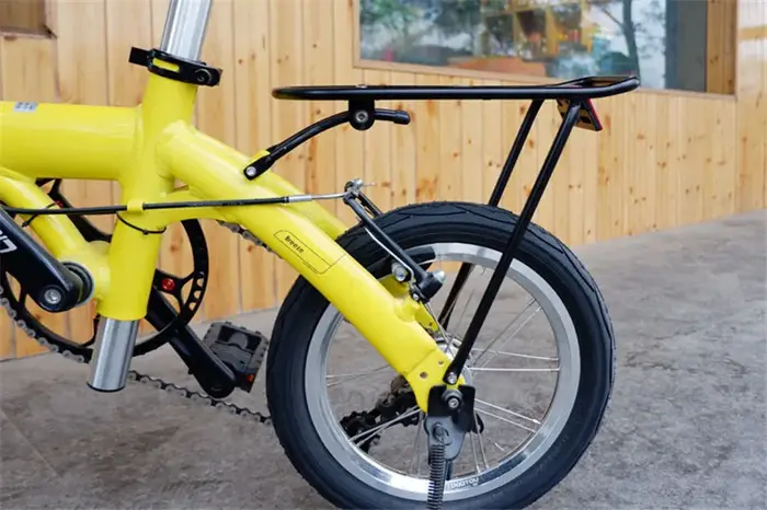 Bagage de vélo pliant en alliage d'aluminium