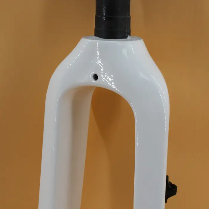 Tout nouveau vélo de montagne blanc complet en Fiber de carbone fourche avant