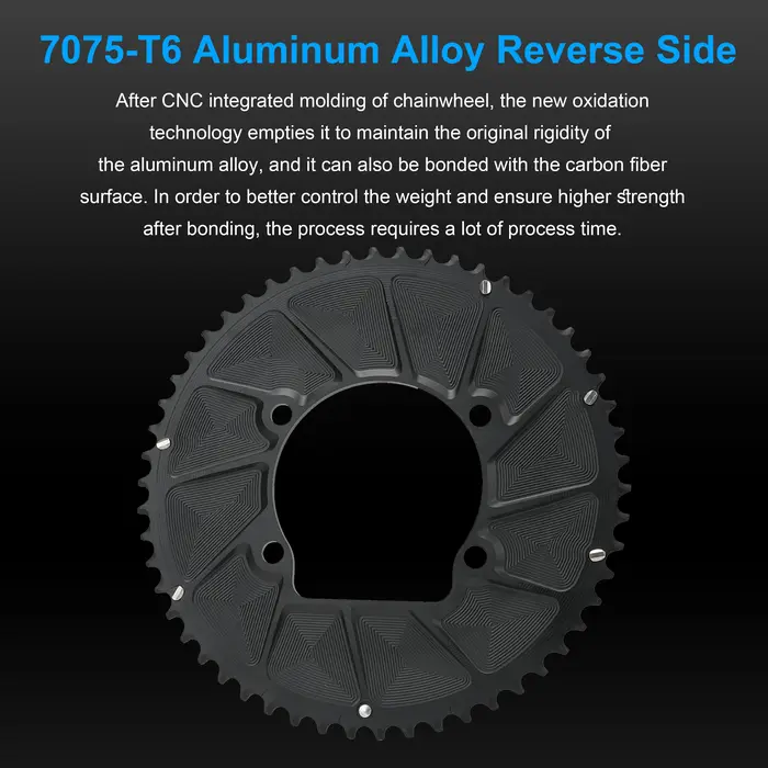 Plateau de pédalier de vélo de route RIRO 110 BCD 50/34 52/36 53/39 54/40T 11/12 vitesses pour Shimano R7000 R8000 R9100 R7100 R8100 R9200