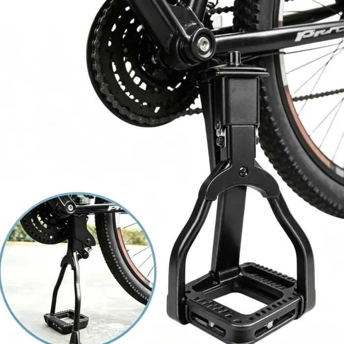 Support de stationnement double pour vélos de montagne et de route