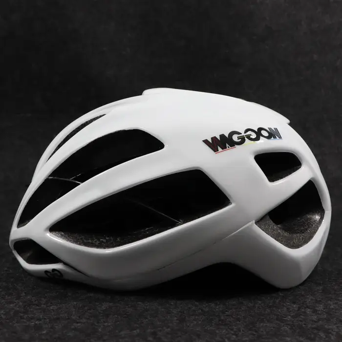 Casque de vélo de course Aero blanc